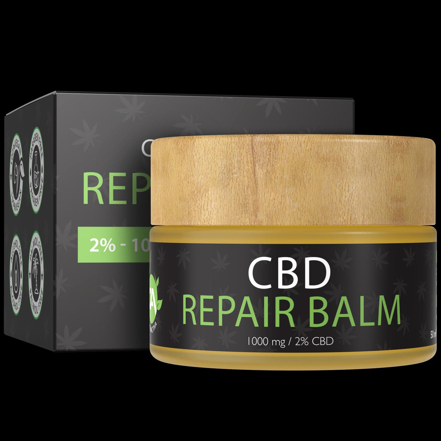Calmactiva Vegan CBD Repair Balm (1000 mg) – 50 ml - CalmActiva