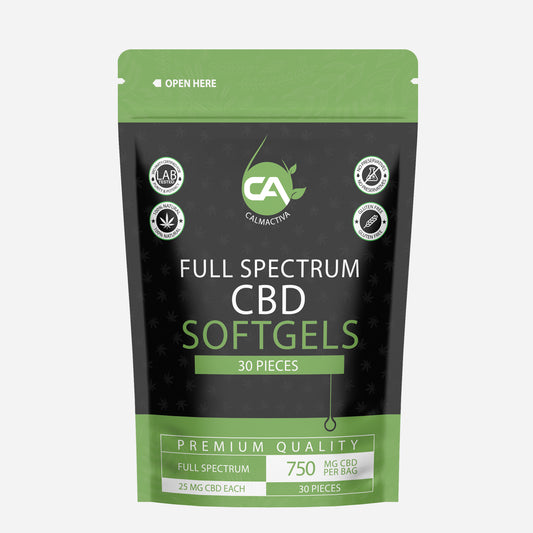 Calmactiva CBD-Soft Gels Full Spectrum 30 p - CalmActiva