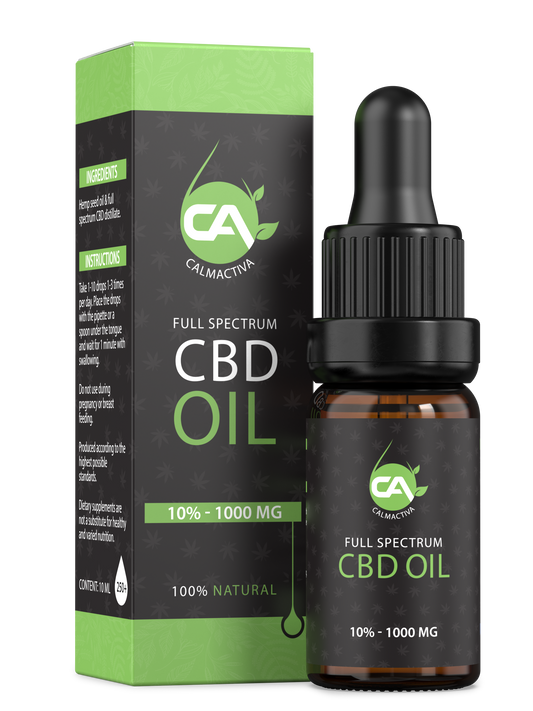 Calmactiva Hemp Oil Full Spectrum 10% 10 ml