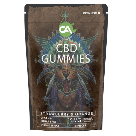 Calmactiva  CBD+ Gummies Strawberry & Orange  5 p 15 mg - CalmActiva