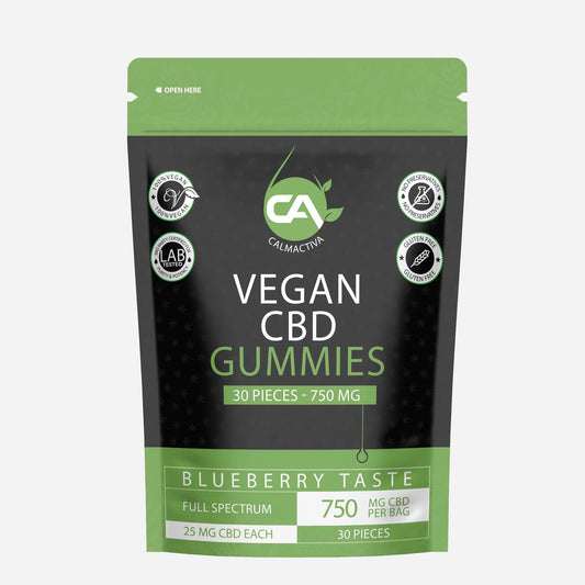 Calmactiva Vegan CBD Gummies 30 p Full Spectrum - CalmActiva