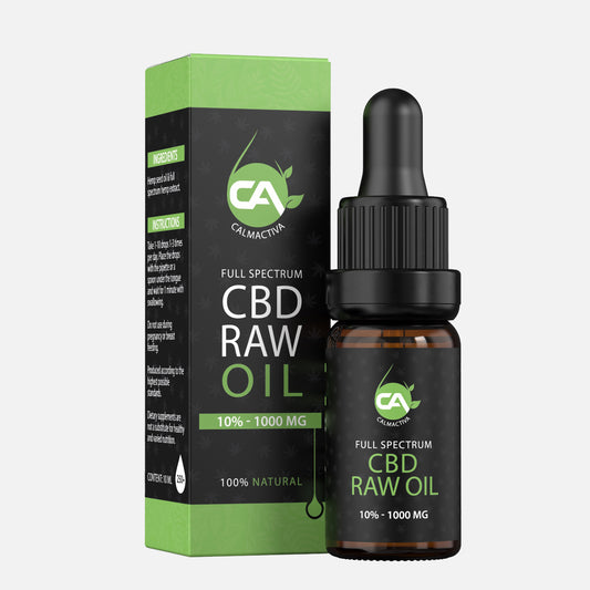 Calmactiva CBD oil RAW 10% (1000 mg) – 10 ml